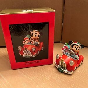 Vintage Disney Enesco Treasury of Christmas ornament - Christmas Cruisin’